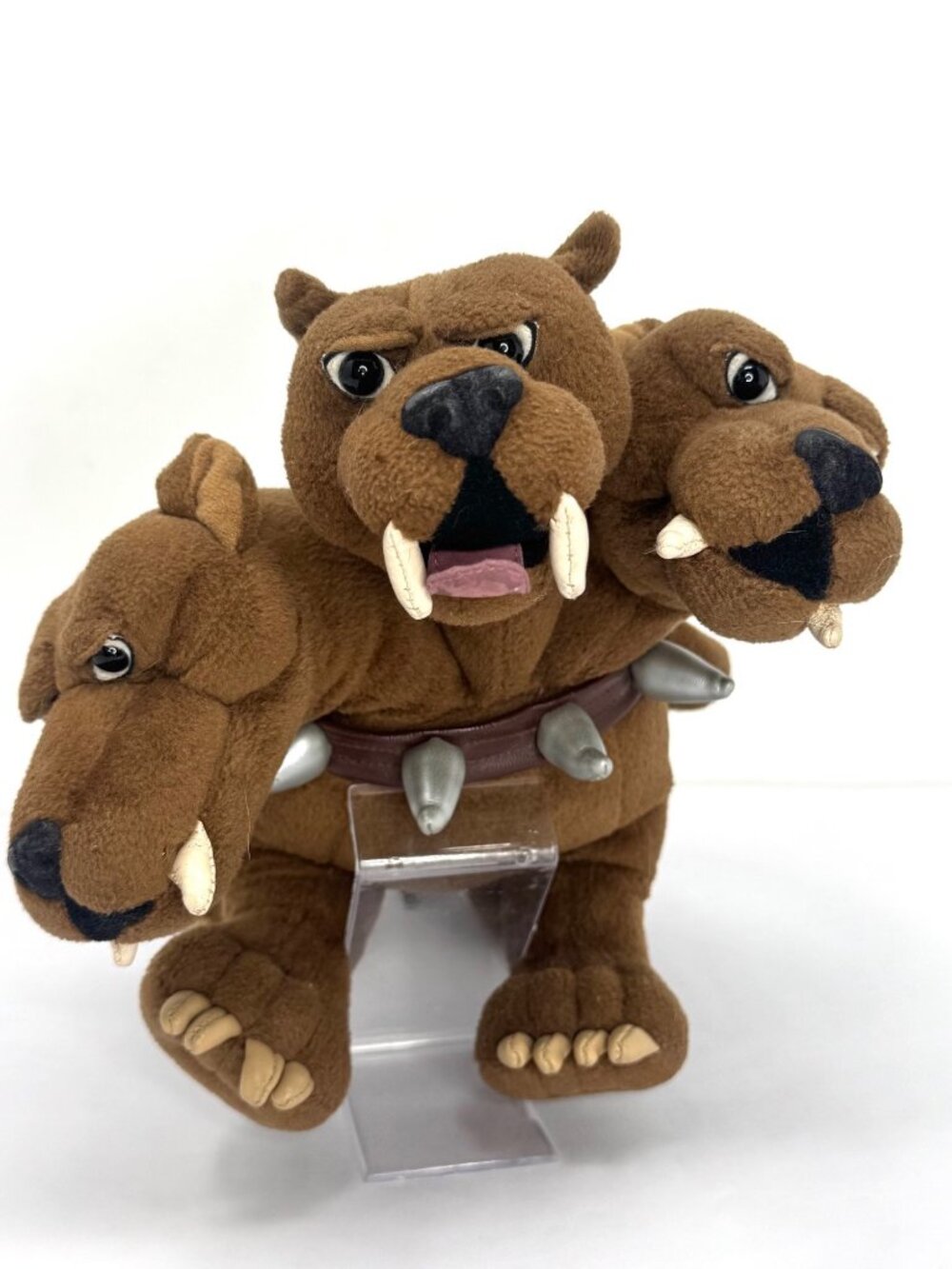 Harry Potter Fluffy Three-Headed Dog Plush Gund 2000 Brown 13" Collectible